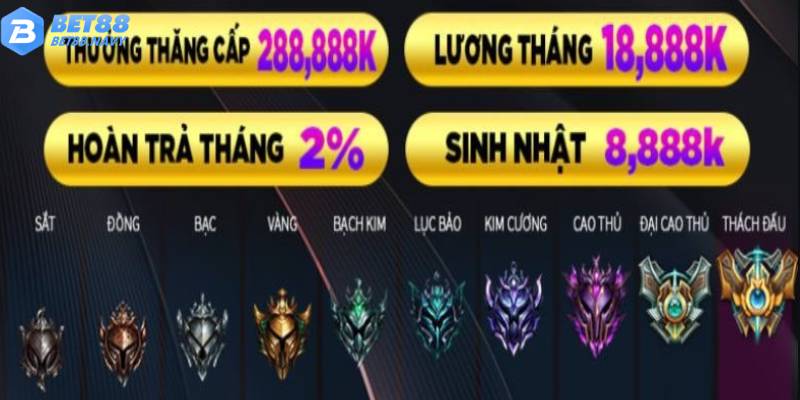 Các chương trình tri ân khách hàng của BET88 dành cho bạn